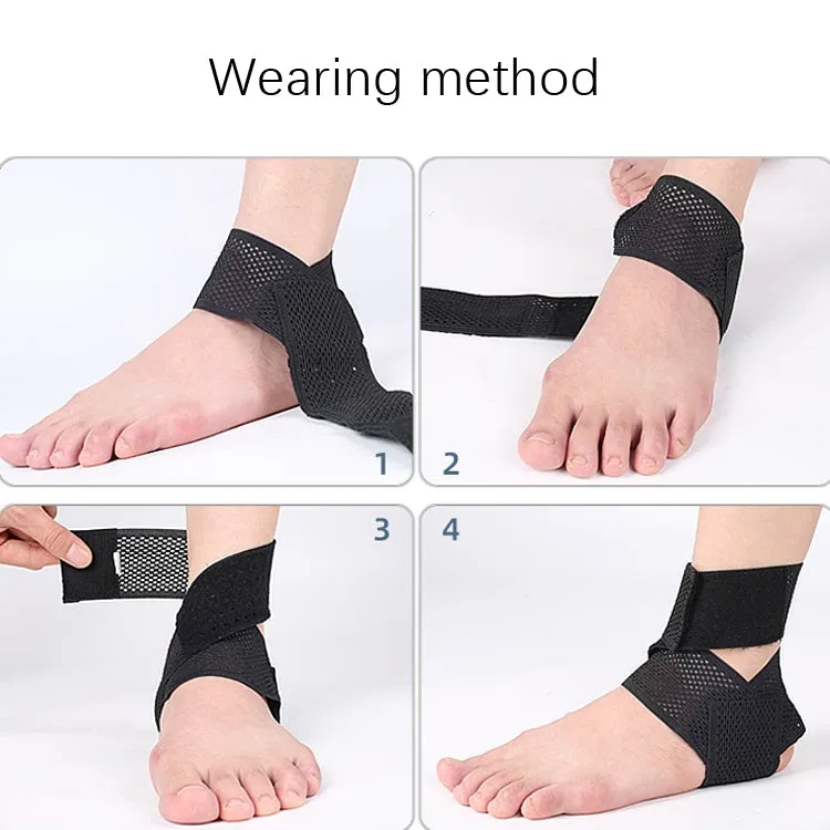 Summer Thin Type Anti-Twist Injury Sweat-Absorbent Breathable Strap Ankle Support(XL)