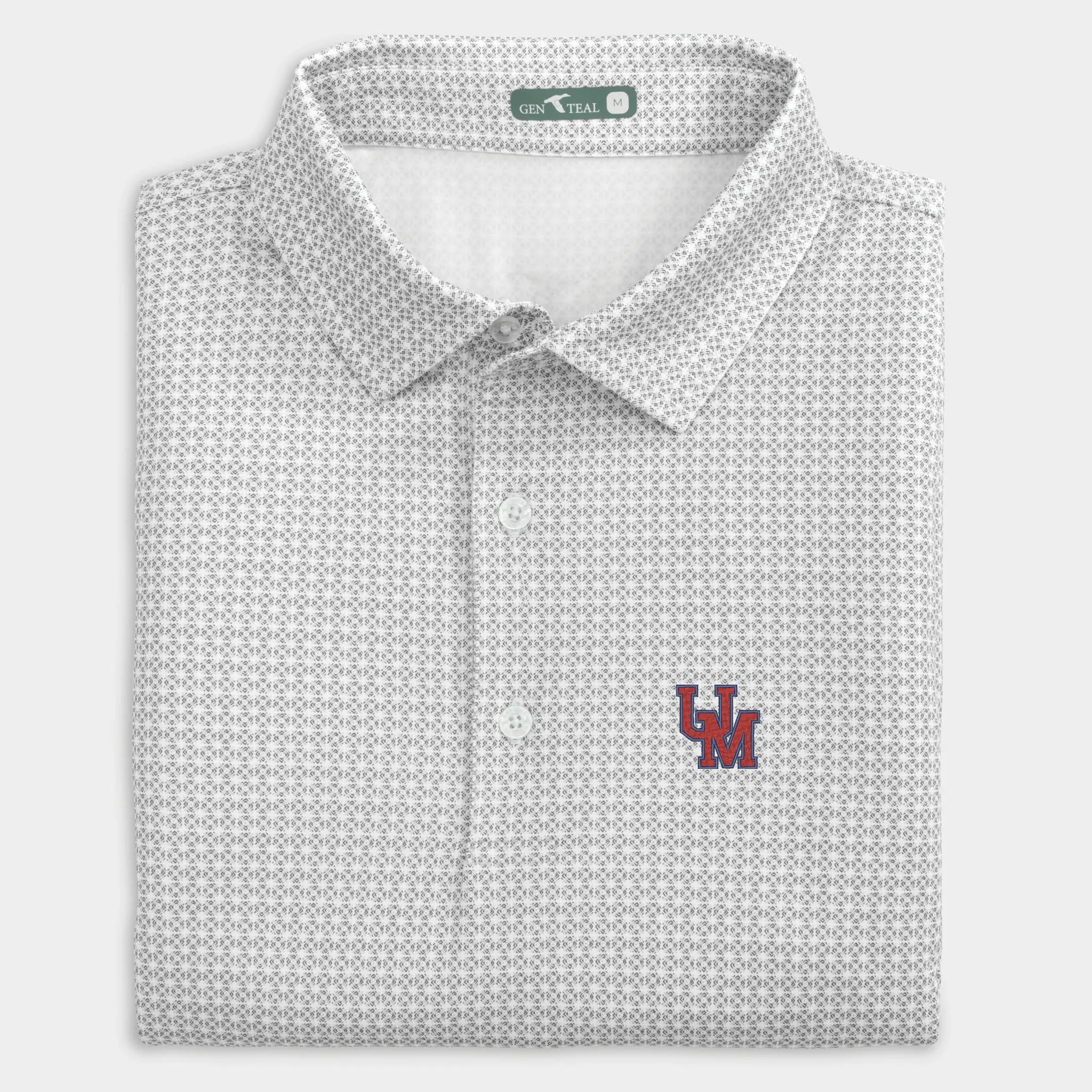 Sunday Ole Miss Tile Printed Performance Polo