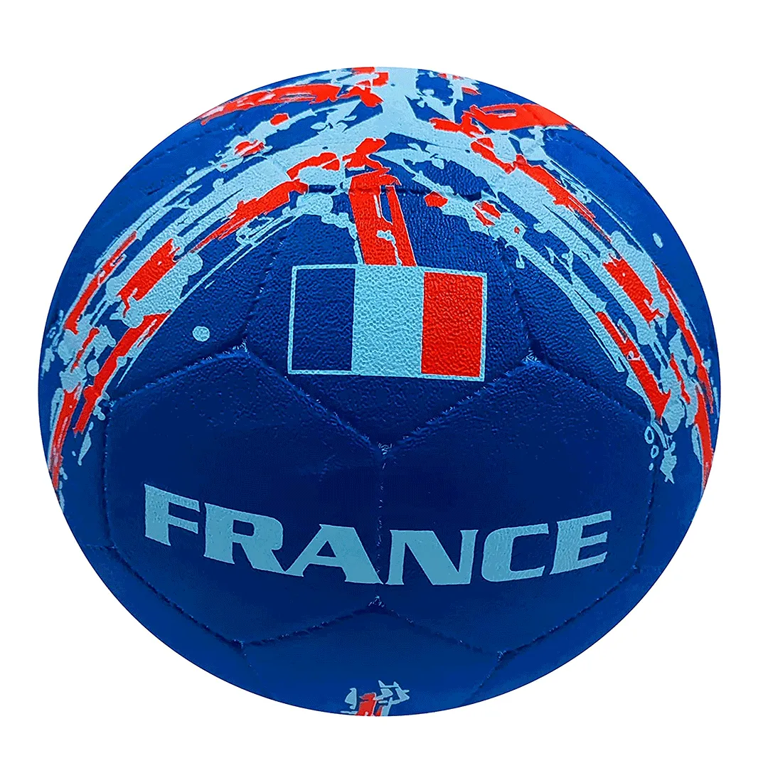 Synco Flag Rubber Football (Size-5, France, Blue)