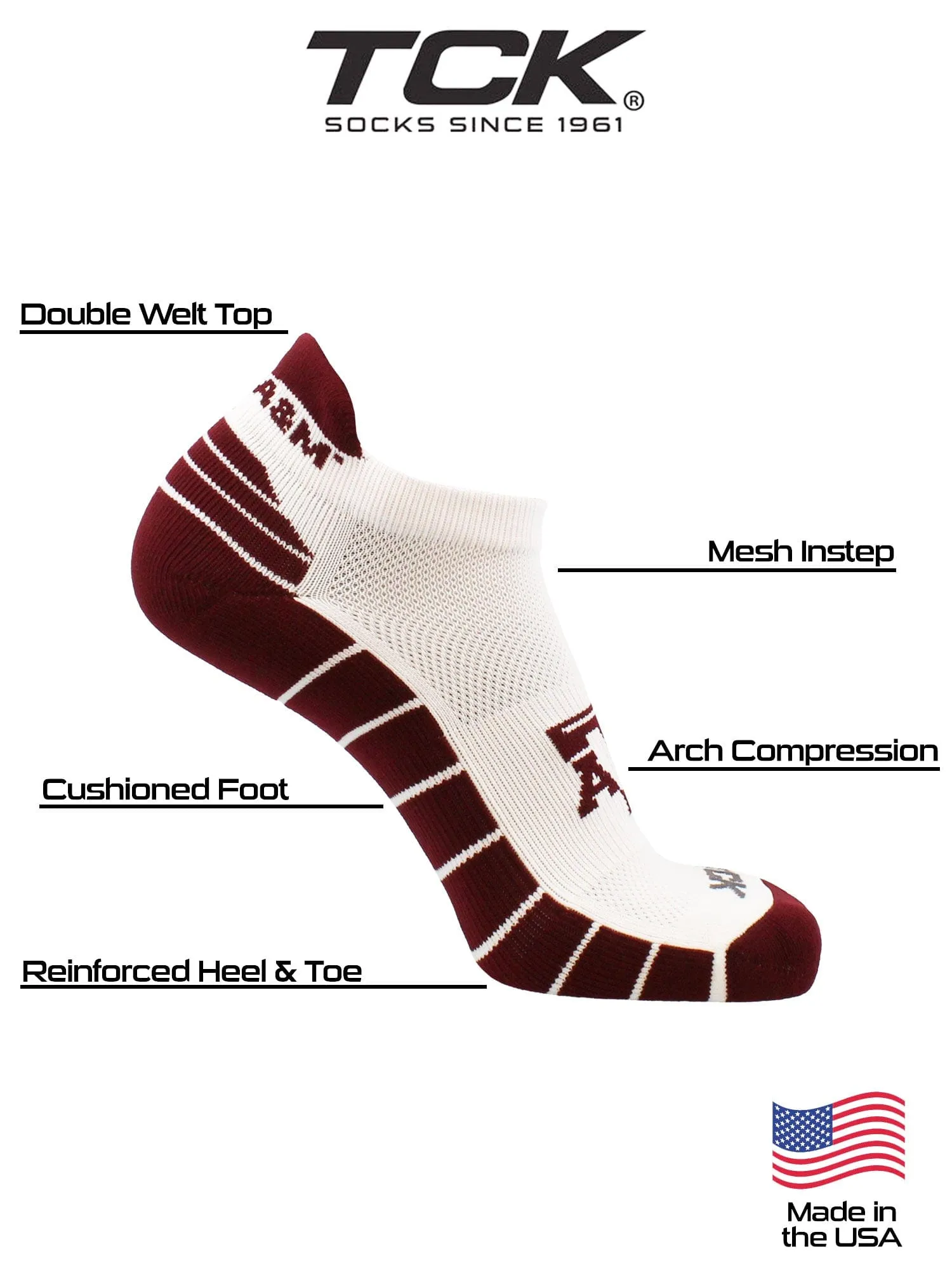 Texas A&M Golf Socks