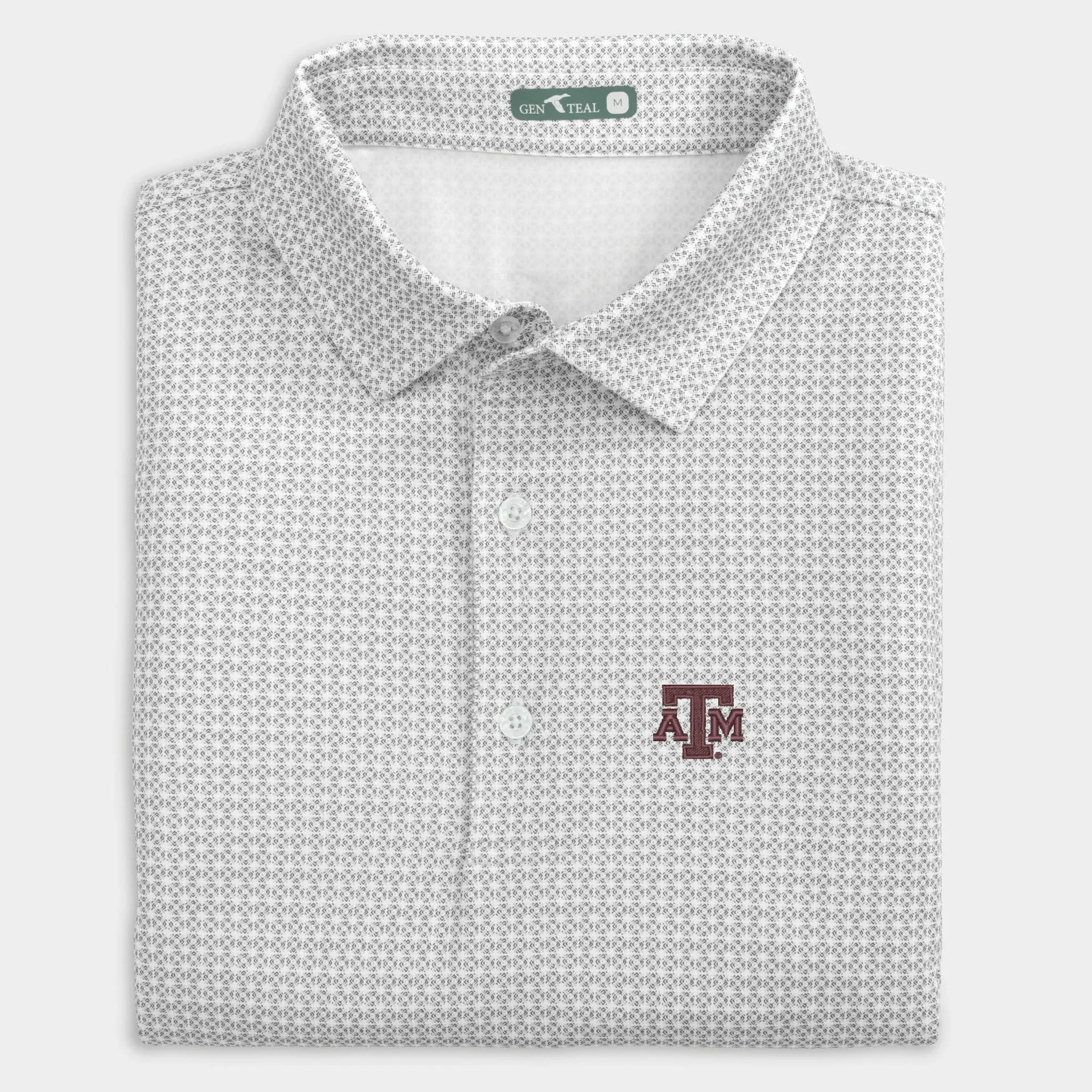 Texas A&M Tile Printed Performance Polo