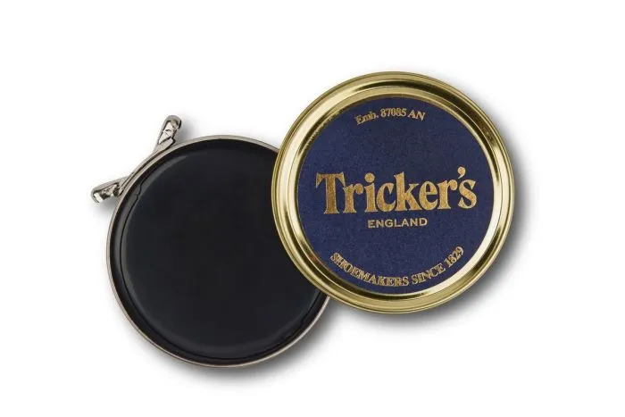 Tricker's Wax Shoe Polish - Black