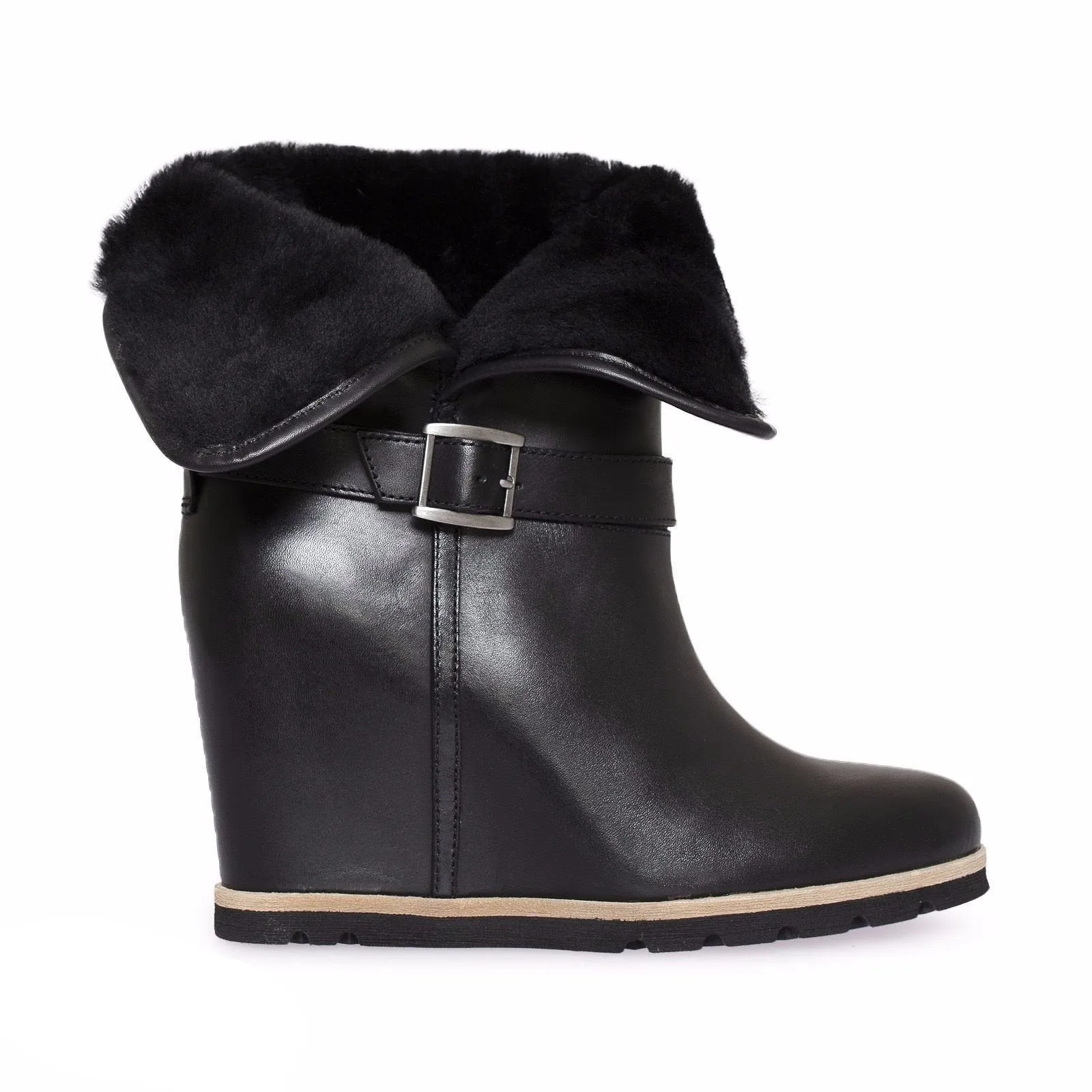 UGG Ellecia Black Boots