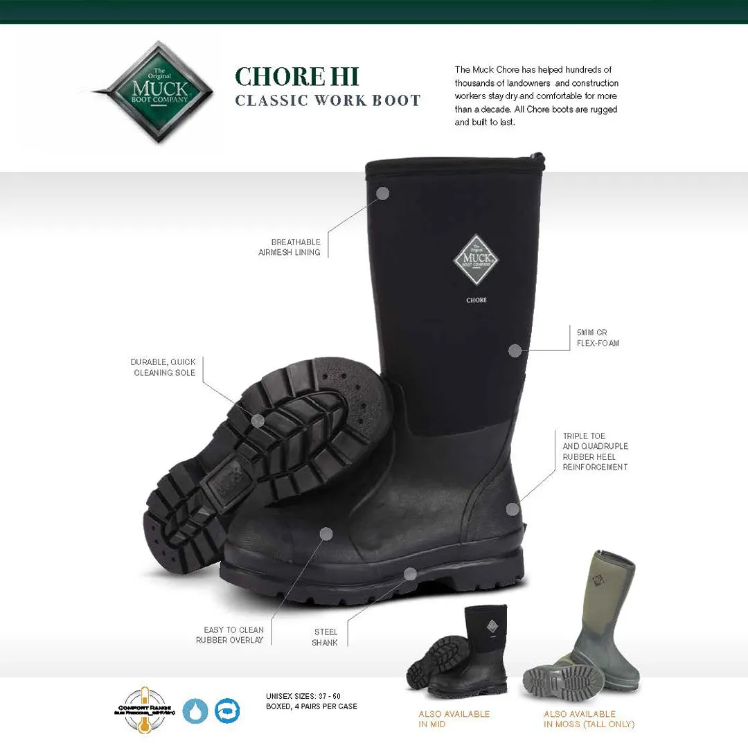 Unisex Chore Classic Short Boots by Muckboot