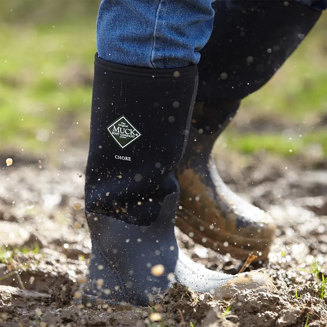 Unisex Chore Classic Tall Boots - Black by Muckboot