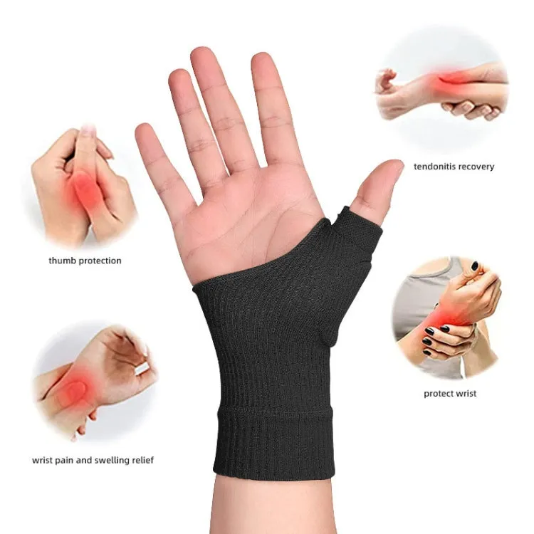 Warm and Cold Protection Gym Half Finger Gloves, Size: L(Black)