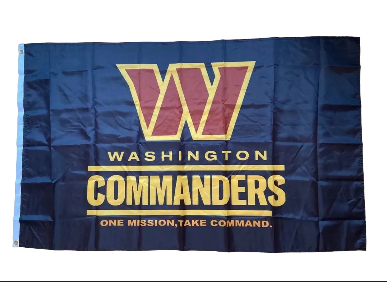 Washington Pro Football Team Flag 3 x 5 Tailgate Flag Mancave Football Banner