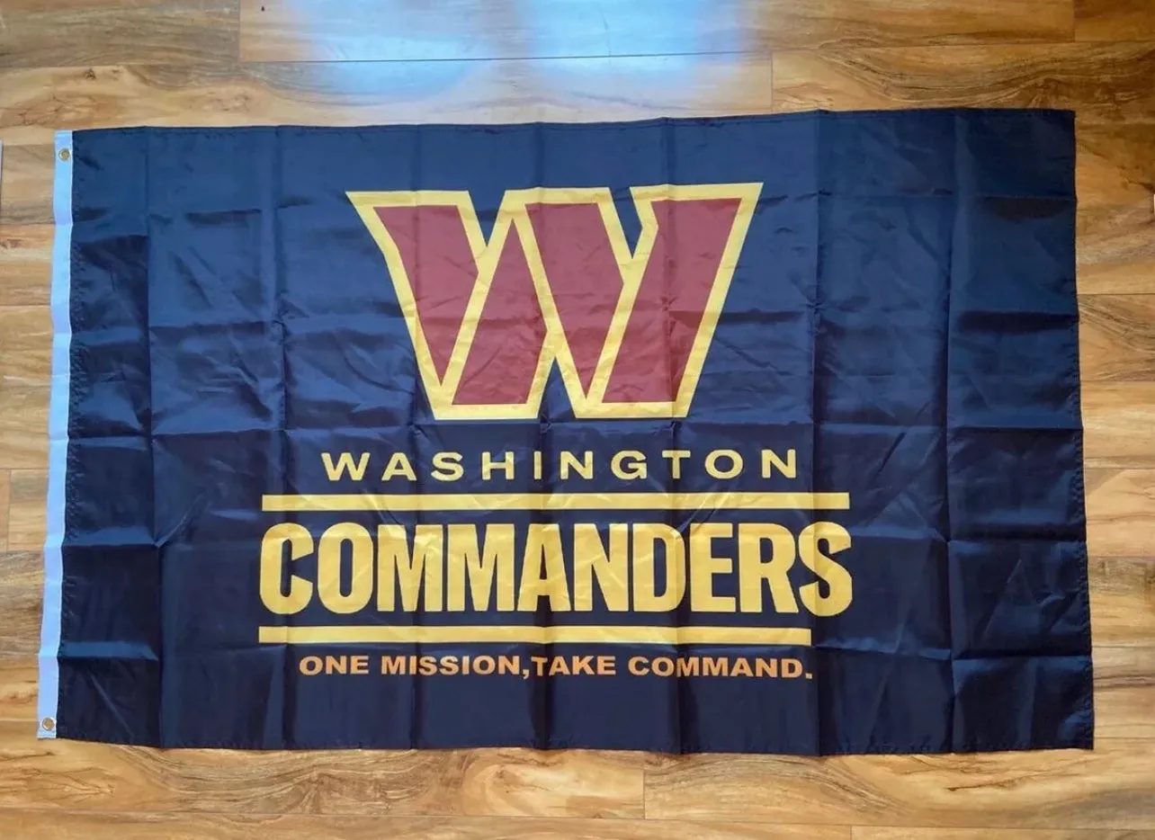 Washington Pro Football Team Flag 3 x 5 Tailgate Flag Mancave Football Banner