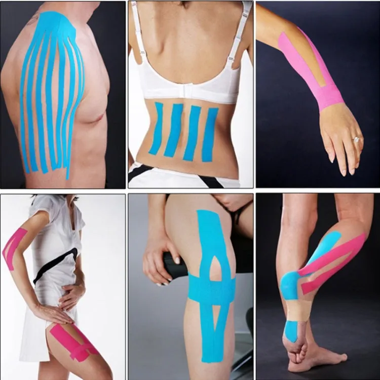 Waterproof Kinesiology Tape Sports Muscles Care Therapeutic Bandage, Size: 5m(L) x 5cm(W)(Blue)