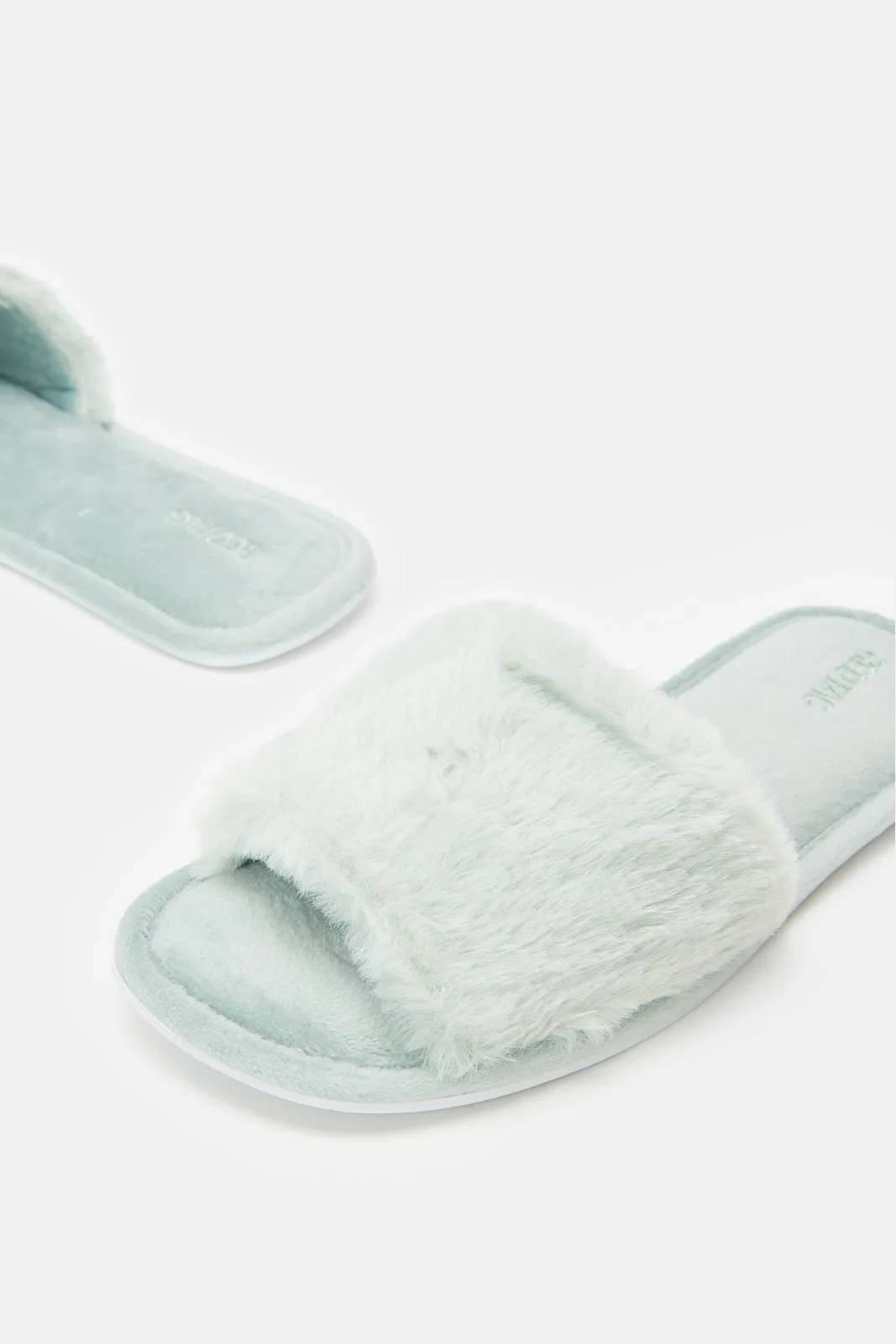 Women Green Classic Slipper