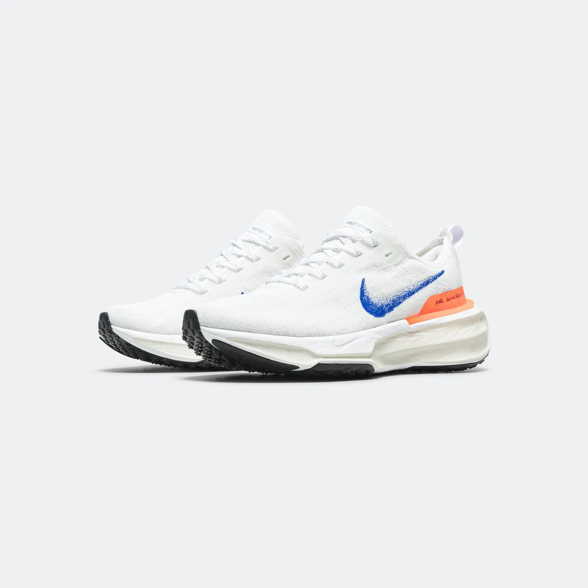 Womens ZoomX Invincible 3 'Blueprint' - White/Racer Blue-Total Orange