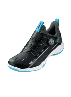 Yonex Power Cushion 88 Dial 2 Wide Unisex Badminton Shoes (Black/Ice Blue)